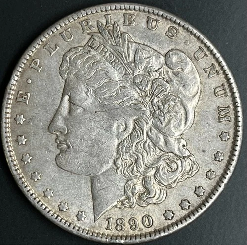 1890 Morgan Silver Dollar, XF