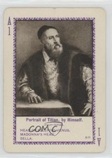 1897 Cincinnati Famous Paintings Blue Back Portrait of Titian by Himself #A1 0w6