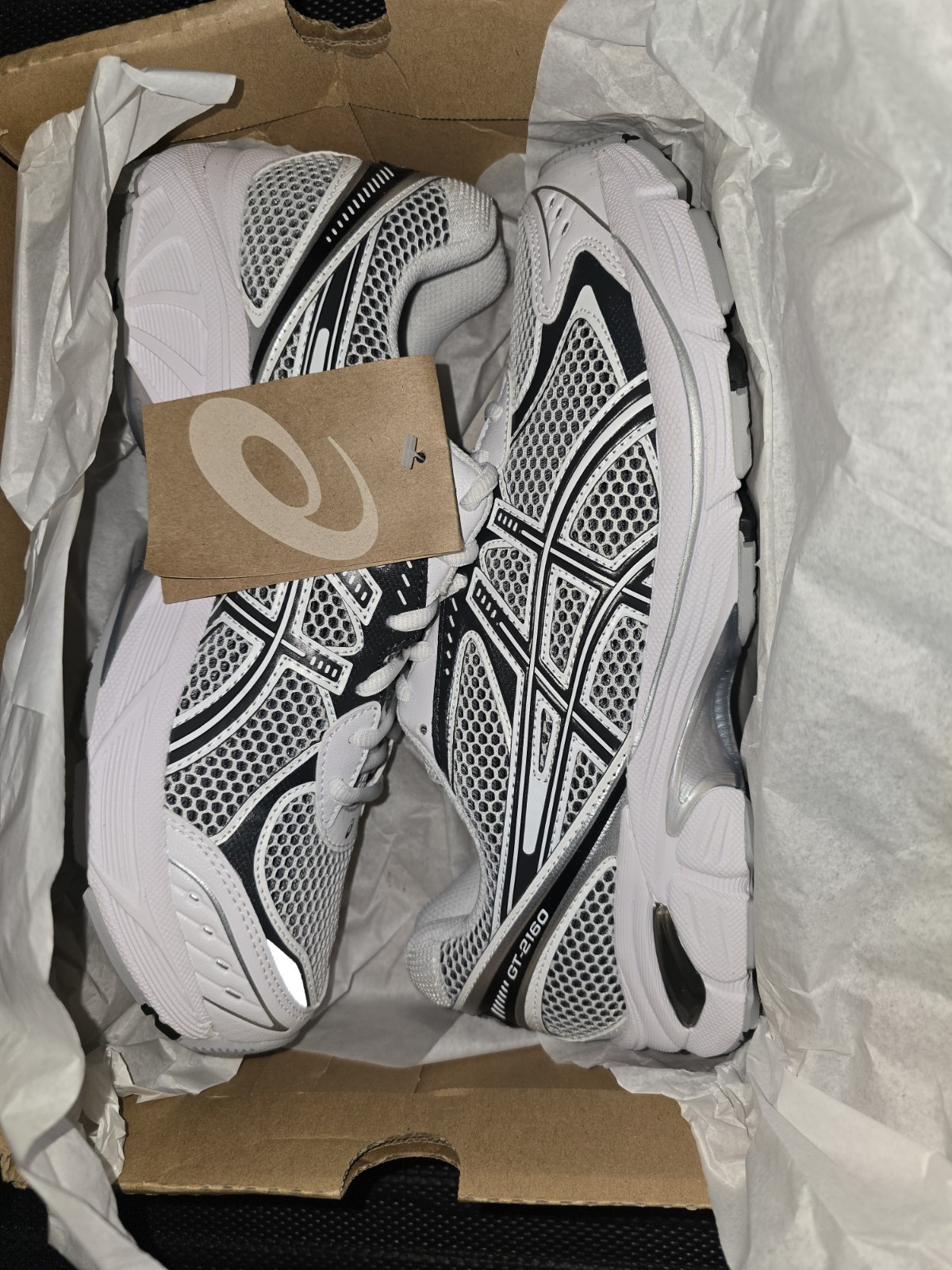 ASICS GT-2160 White Graphite Grey Men's Low Top Athletic Sneaker 1203A275-115