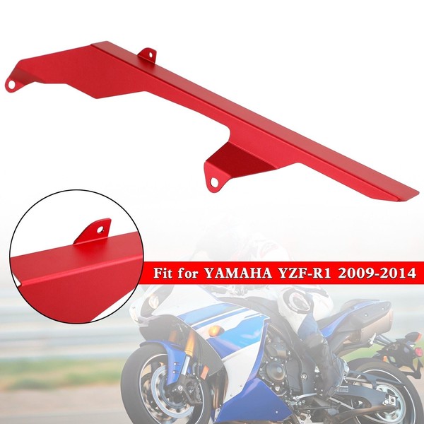 Schutzabdeckung Kettenrad Hinten FüR Yamaha YZF R1 2009-2014 Rot UK U7-image