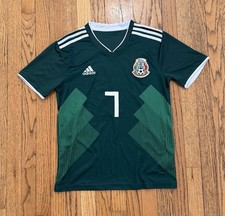 Adidas Mexico National Team 2018 World Cup Home Jersey Soccer Jersey Small 7