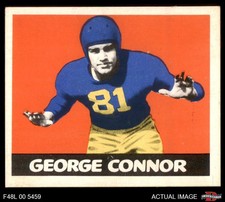 1948 Leaf #37 George Connor Bears RC HOF 6 - EX/MT