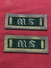 Civil War Medical Service 1st Lieutenant Shoulder Boards – Matching Pair Bullion
