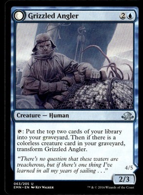 2016 Eldritch Moon Grizzled Angler // Grisly Anglerfish Expansion/Uncommon #63