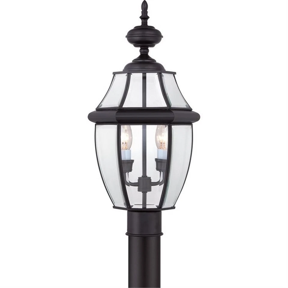 Newbury - 2 Light Large Post Lantern-Mystic Black Finish Outdoor Lantern Quoizel - Image 4 of 4