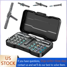 25pcs 24 in 1 Multifunction Screwdriver Head Set Household Repair Ratchet Wrench