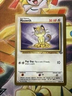 VINTAGE POKEMON CARD - GOLD BORDERED MEOWTH 56/64 (POKEMON ROLLS 1999) - RARE NM