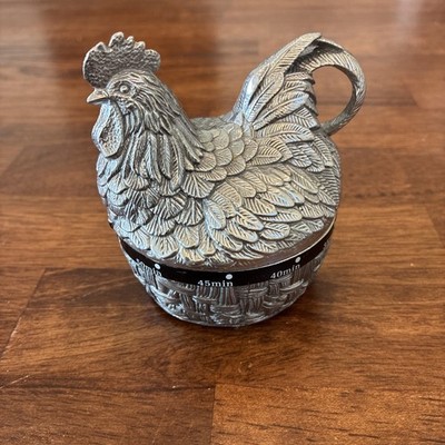 Arthur Court Rooster Kitchen Timer - It Crows!