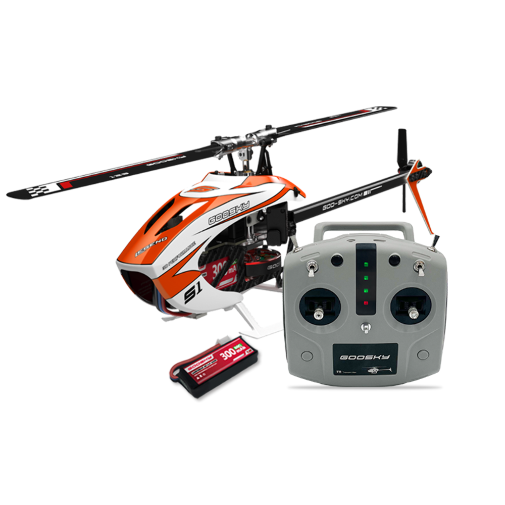 GOOSKY S1 6 channels 3D RC Helicopter RTF Mode 2 Version Blue