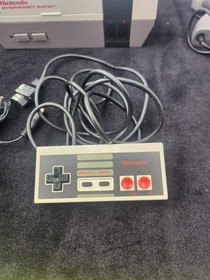 Nintendo NES Original With  Two Controllers, Cables, And Duck Hunt Gun Untested 