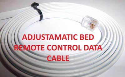  NEU ADJUSTAMATIC BED 6P6C RJ12 DATENKABEL 6-ADRIG RJ - 1m 2m 3m 4m 5m 