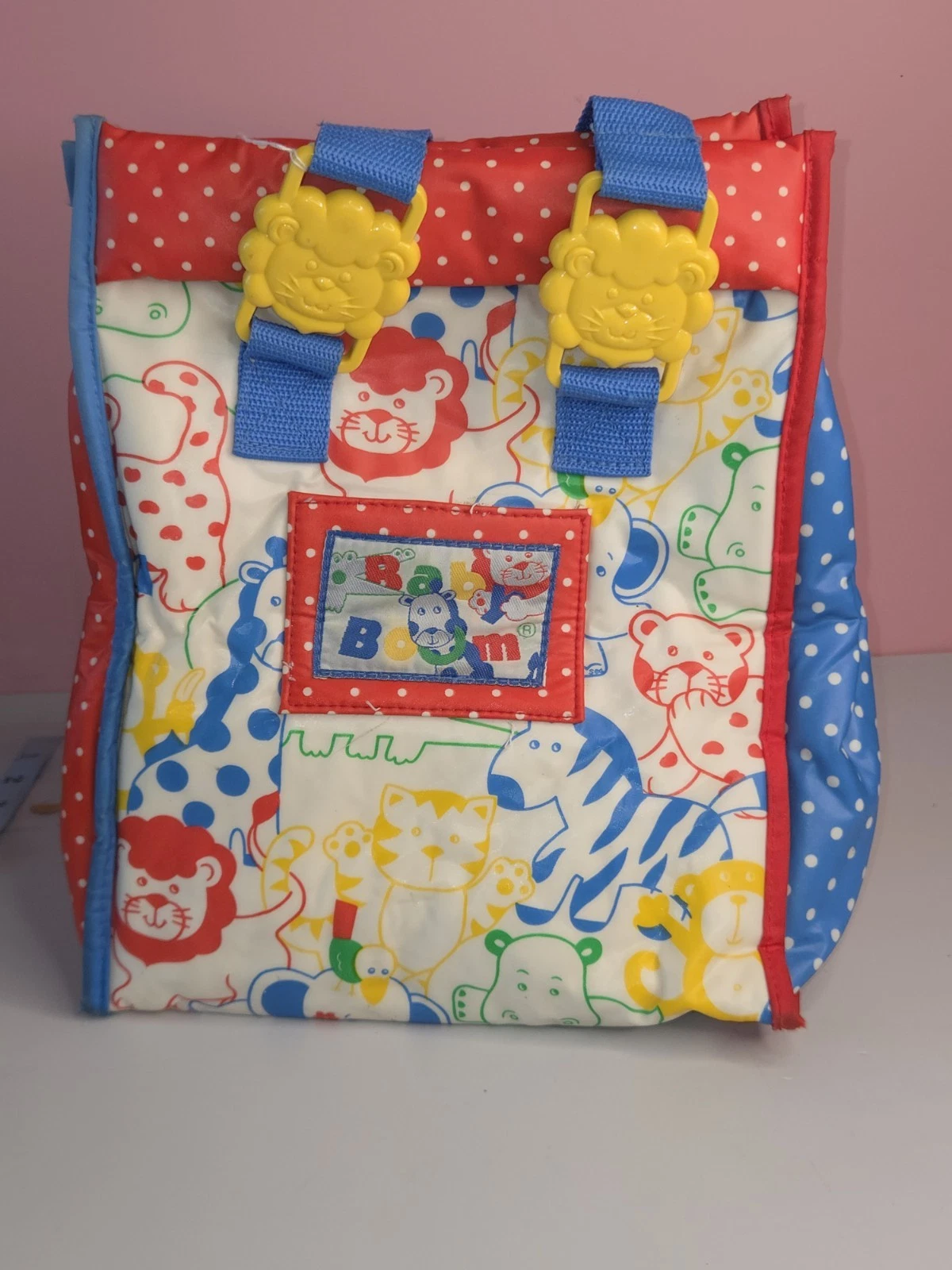 Vintage Baby Boom Baby Diaper Bottle Bag Primary Colors Animals Rainbow Cute Htf
Opens in a new wind