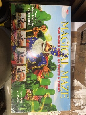 Vintage 1996 Magical Maze Board Game The Game of Twists & Turns University Games