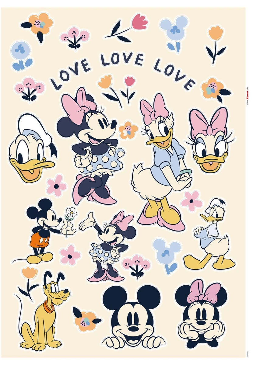 Disney Minnie Mouse Daisy Pegatinas Pared Vinilo 50 x 70 cm