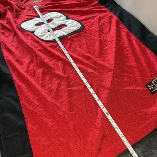 CHASE AUTHENTICS Größe 2XL Dale Earnhardt Jr #8 genäht rot Fußball Hockey Trikot - Bild 9 von 11