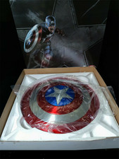 Captain America Shield Metal 1/1 Aluminum Alloy Model 60CM Boxed Collection Gift