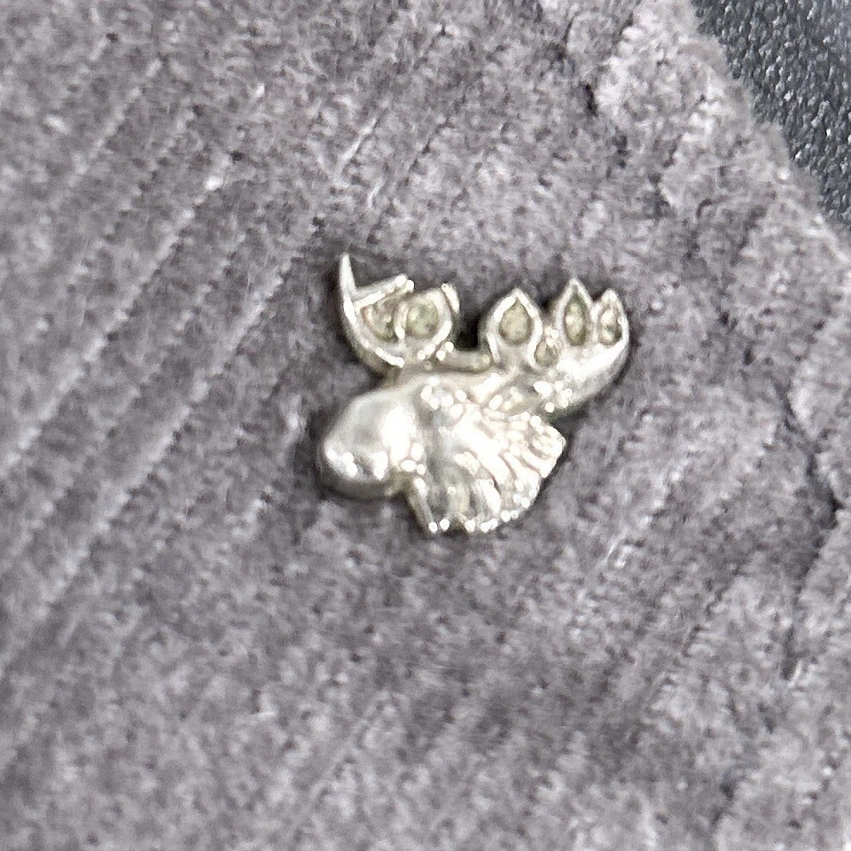 Pioneer Wear Blazer Mens 46 Gray Corduroy Leather Western Sport Coat Jacket - Image 4 of 4