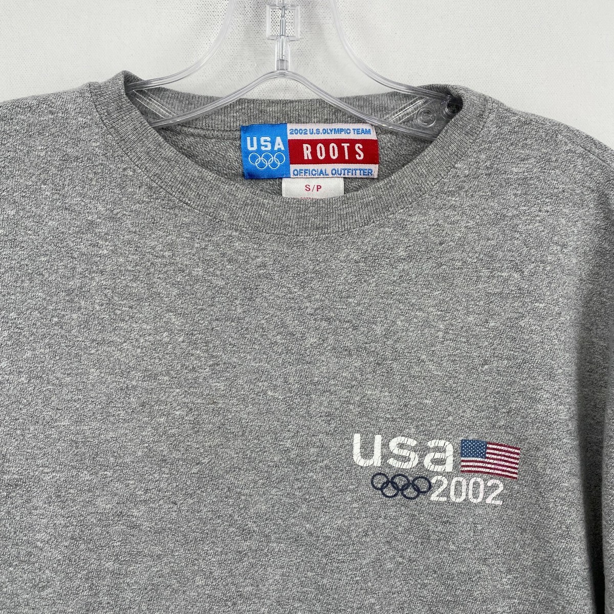 Vintage 2002 Team USA Olympics Roots T-Shirt Adult Small