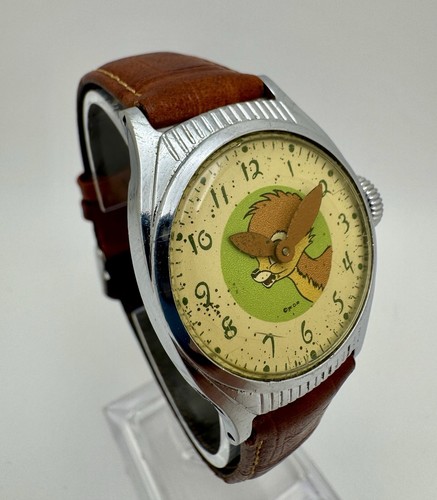 DISNEY BAMBI WATCH 1947 Ingersoll/US Time Overhauled & Running - Picture 2 of 7
