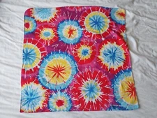 Tie Dye Bandana Handkerchief Scarf #52469 Psychedelic Rainbow Colorful Statement
