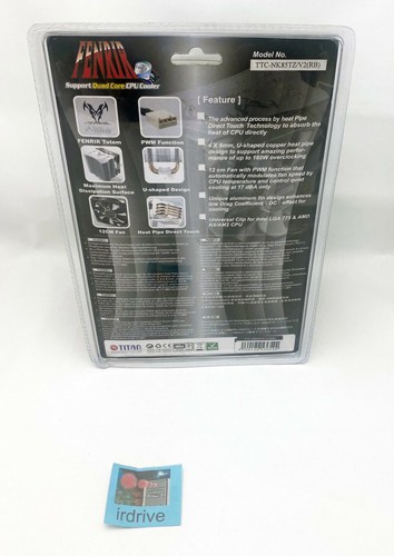 NEW Titan Fenrir 120mm Z-AXIS 4pin CPU Cooler for Core i5 i7 for LGA 1156 1366 - Picture 6 of 17