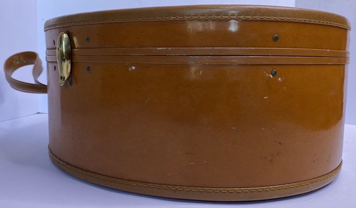 Samsonite Shwayder Brothers Leather Luggage Denver 4620 Round Suitcase Brown 16 - Picture 19 of 24