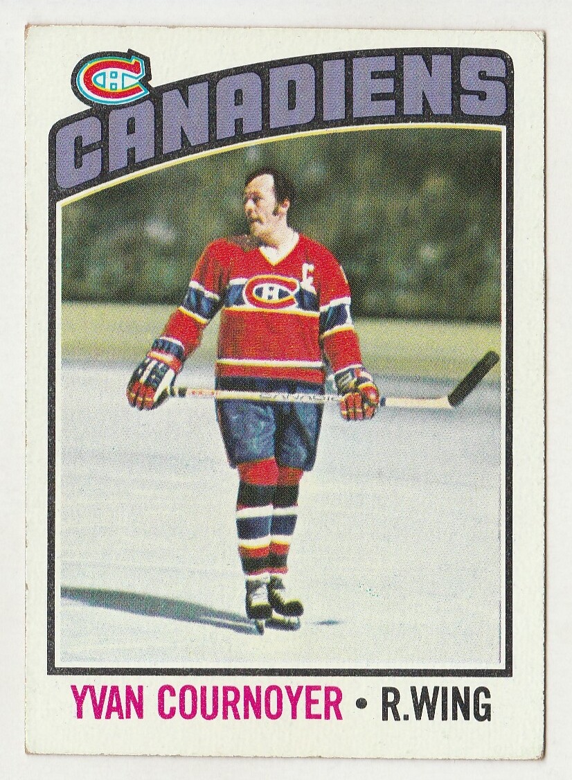Yvan Cournoyer 1976-77 Topps #30 - Montreal Canadiens N1