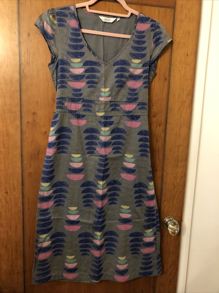 Seasalt.”mermaid” dress. Beautiful Colours, 100 Percent Cotton . Size 8. |  eBay UK