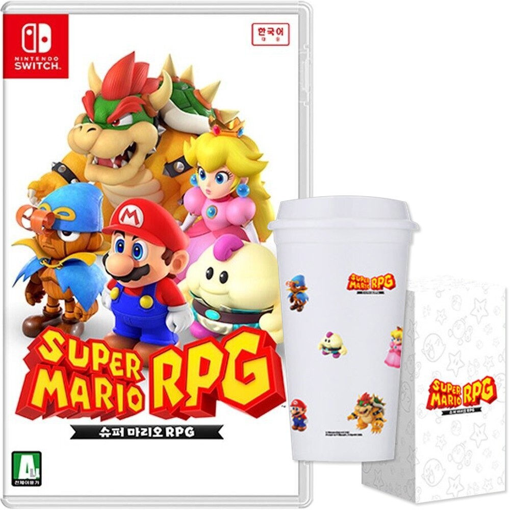 Switch Super Mario RPG + Reusable Cup [Korean English