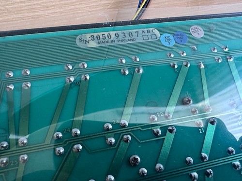Clavier HI-TEK pour AMIGA 500 & A500 / ROUGE-VERT, légèrement défectueux #02 25 - Photo 8 sur 9