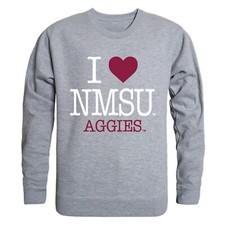 New Mexico State University Aggies NMSU I Love Crewneck Sweatshirt Sweater