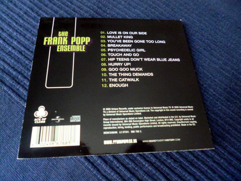 CD Frank Popp Ensemble Best Of RIDE ON & Touch And Go Hip Teens Wear Blue Jeans - Bild 3 von 3