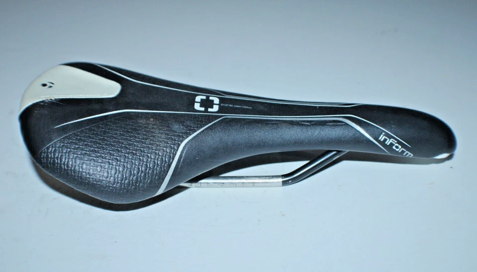 Sillín de bicicleta de carretera Bontrager Inform de colección 265/130 mm zona negra densidad envío EE. UU. Foto 2 de 4