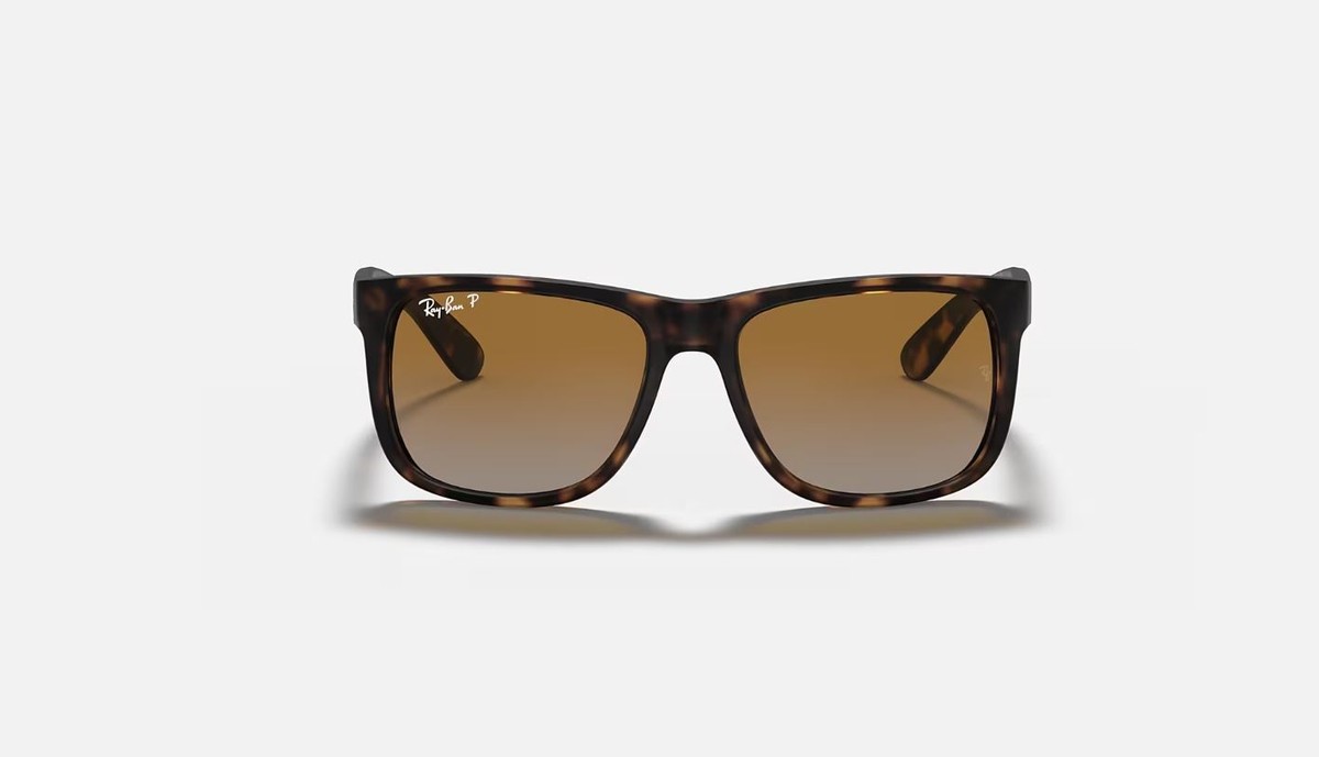 Ray-Ban Justin Classic Matte Havana/Brown Gradient Polarized 54 mm