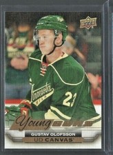 2015-16 Upper Deck Canvas #C235 Gustav Olofsson YG