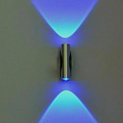 Double-headed LED Wall Lamp Sconce Bar Porch Ceiling Blue Wall Home Light #SH