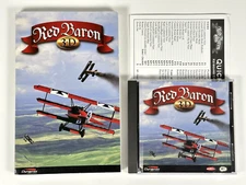 Red Baron 3-D (PC, 1998) Flight Simulator w/ CD-ROM & Manual for Windows 95/98