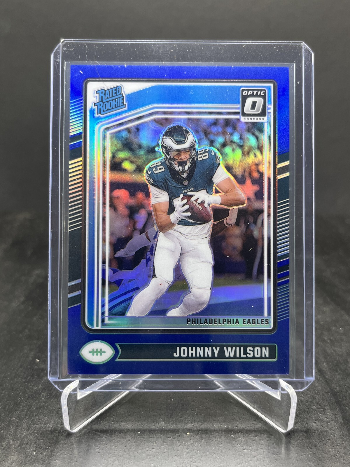 2024 Panini Donruss Optic Football Johnny Wilson Rated Rookie Blue 057/199 #256
