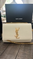 Saint Laurent Kate Small Embossed-leather Shoulder Bag