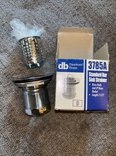 Dearborn Brass 3785A Junior Duo Bar Sink Strainer Stainless Steel