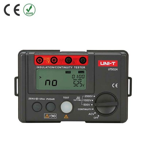 A● Uni-T UT502A Insulation Resistance Tester 500V/1000V/2500V - Imagen 3 de 7