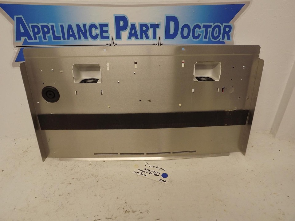 SubZero Refrigerator 701034 Duct Assy Used eBay