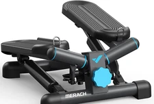 MERACH Mini Stepper For Exercise, Twist Stair Stepper 330LBS Capacity, Stepper