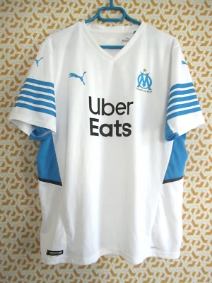 Maillot Puma Olympique Marseille Domicile 2021 Louis #49 Uber Eats OM Homme - XL - Photo 1/4