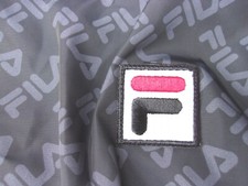 NWT Fila hooded pullover, mens L, blue, zippered pockets, 195, lined, nylon