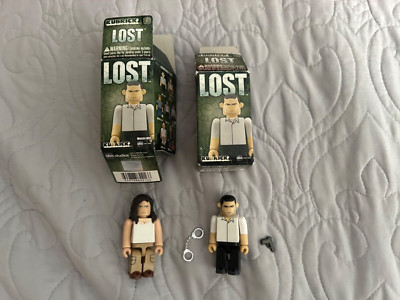 LOST Kate Austen & Jack Shephard 2in Kubricks Figures Medicom Used w/Box