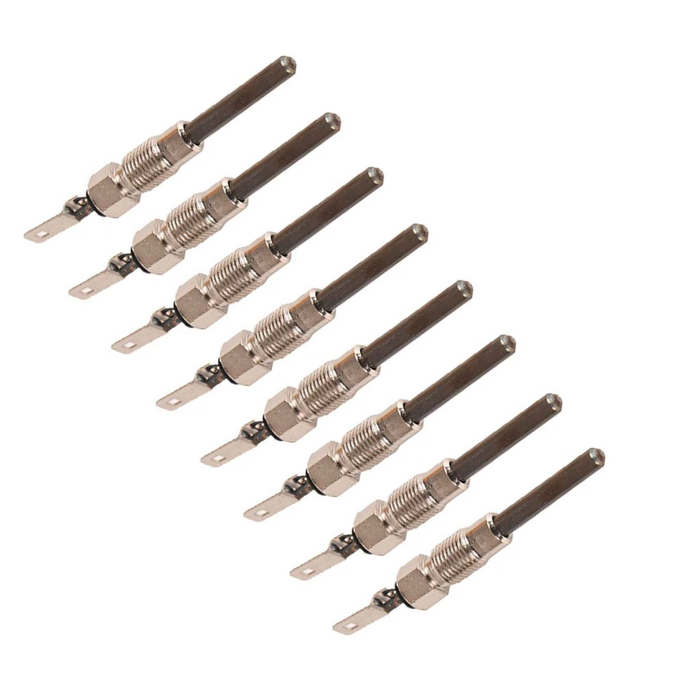 8Pcs Glow Plugs Fits GMC Hummer Chevy 6.2L 6.5L Diesel 1985-2002 12563554 - Image 2 of 4