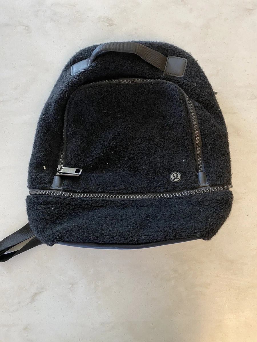 Lululemon City Adventurer Backpack Mini BLK One Size Sherpa Fleece