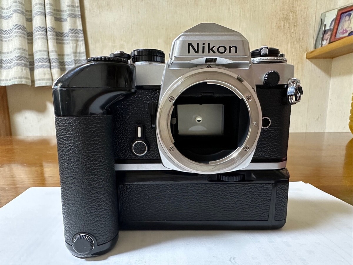 Nikon FE SLR Film Camera+MD12+Ai Nikkor 50mm F1.8【FROM JAPAN