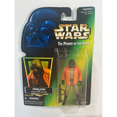 Star Wars Power Of The Force Ponda Baba Action Figure -NIP 1996 Hasbro